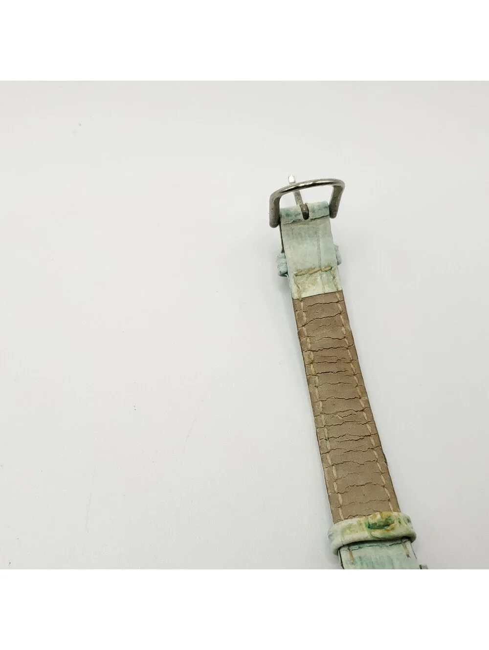 Gruen Rhinestone Bezel MOP Dial Womens Watch 24mm Oval New Battery
